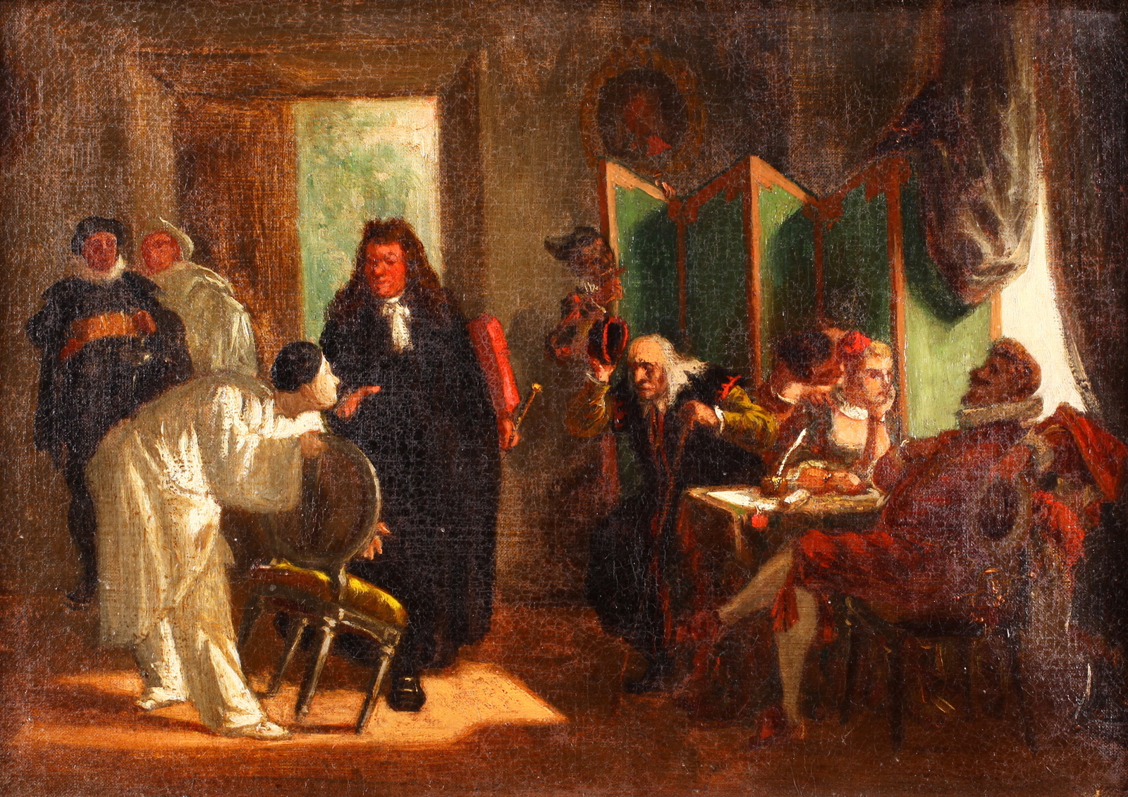 Scène de la Commedia dell’Arte_0