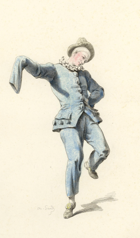 Personnage de Masques et Bouffons - PEPPE-NAPPA (1770), Maurice Sand, 1860