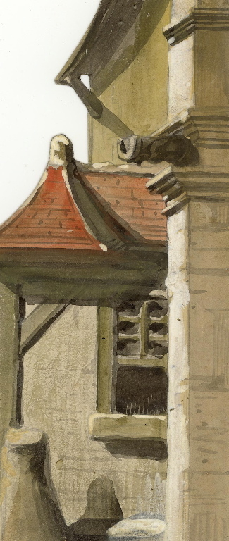 Maquette de décors de théâtre, Maurice Sand, 4e quart 19e siècle