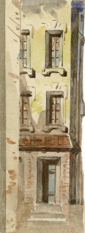 Maquette de décors de théâtre, Maurice Sand, 4e quart 19e siècle
