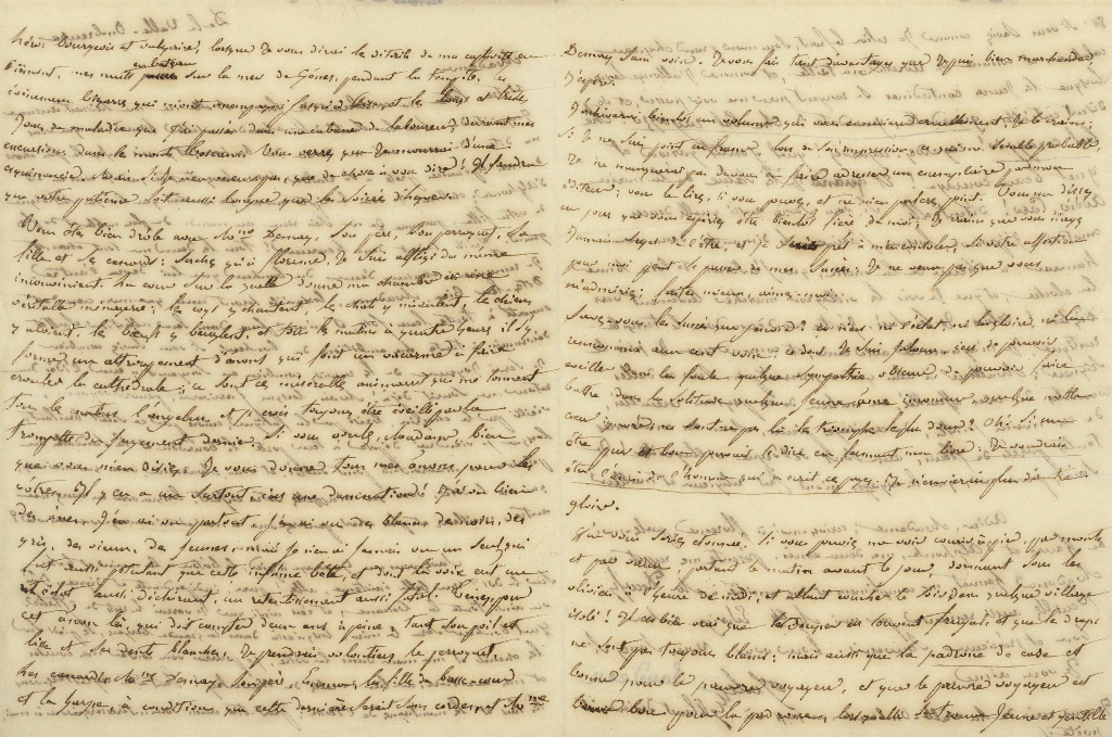 Lettre autographe signée de Jules Sandeau à Mme Marie-Madeleine-Victoire-Aimée Decerfz_1