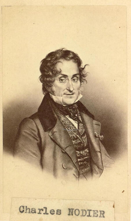Portrait dessiné de Charles NODIER, Émile Desmaisons