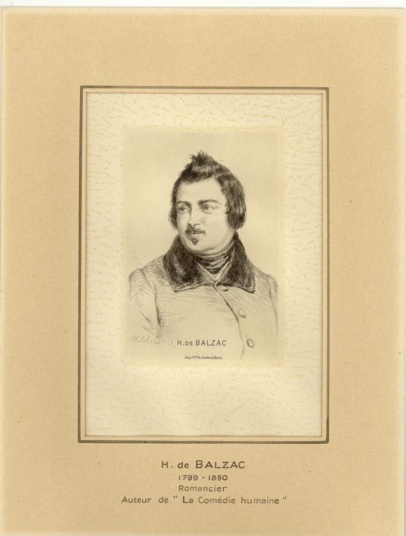 Honoré DE Balzac jeune, Henri-Emile Lessore, до 1895