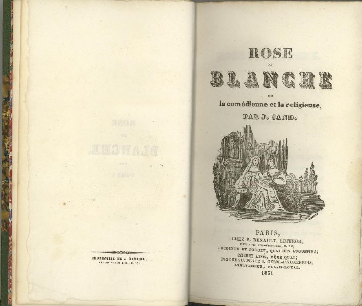 Rose et Blanche ou la comédienne et la religieuse. Tome III_1