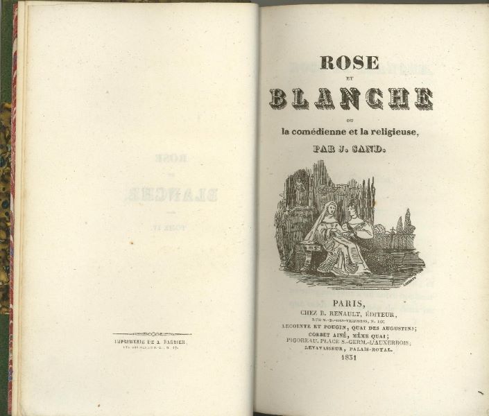 Rose et Blanche ou la comédienne et la religieuse. Tome IV_1