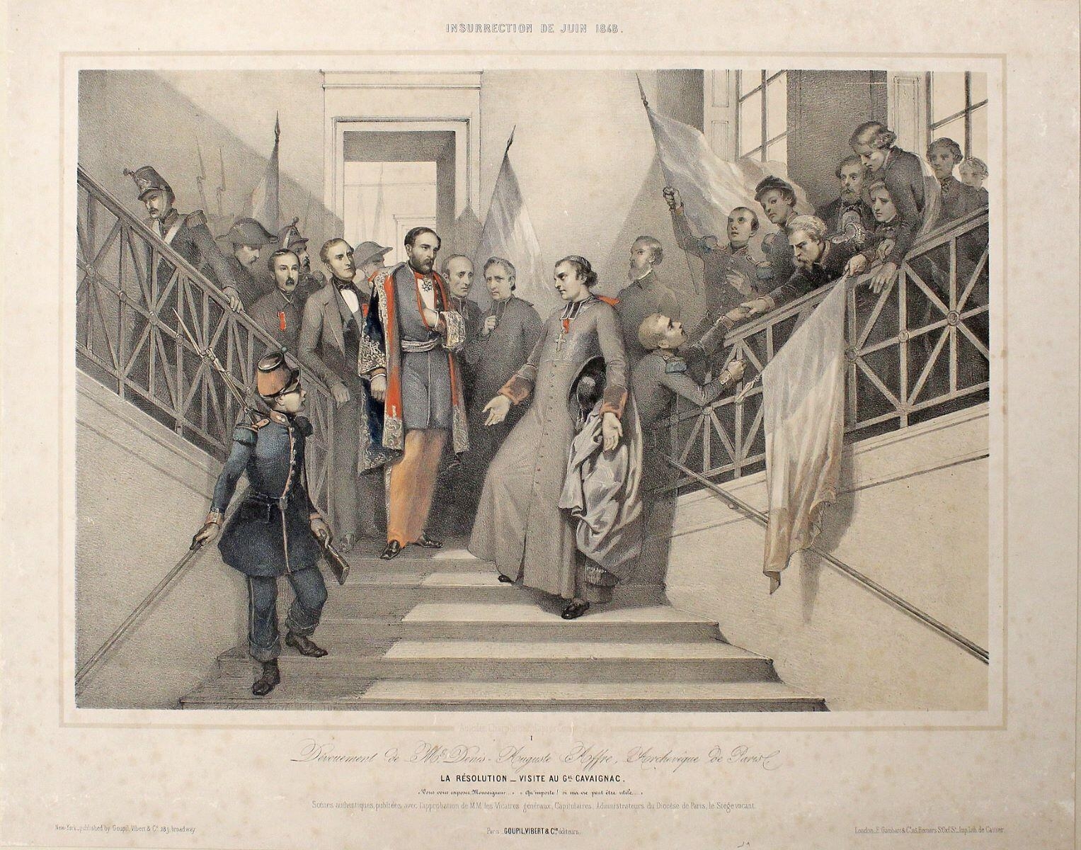 Insurrection de juin 1848, La résolution - visite au général Cavaignac_0
