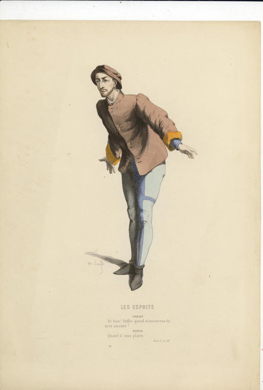 Personnage de Masques et Bouffons - Angelo Beolco surnommé Ruzzante, Maurice Sand