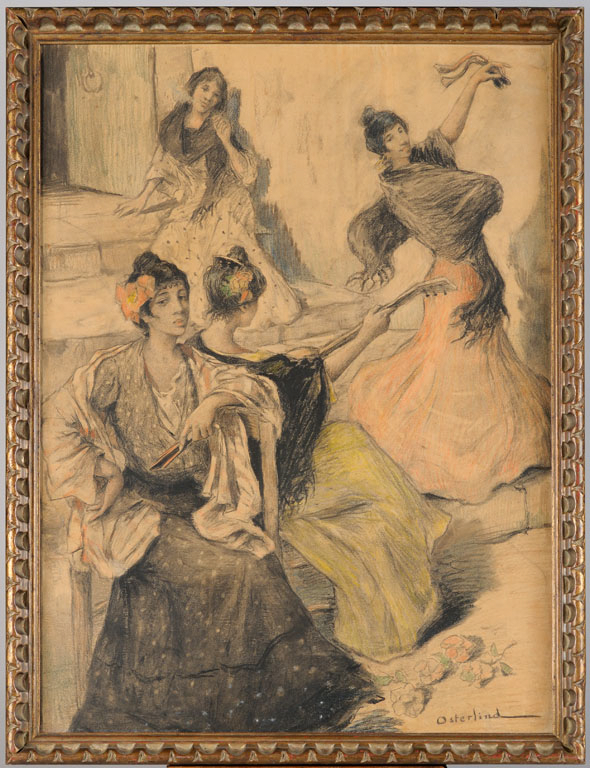 Le Pas de la danseuse, Allan Österlind, Avant 1909