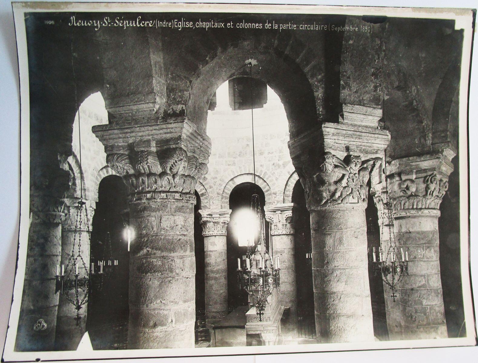 Neuvy-Saint-Sépulchre, intérieur de l'église, Séraphin-Médéric Mieusement