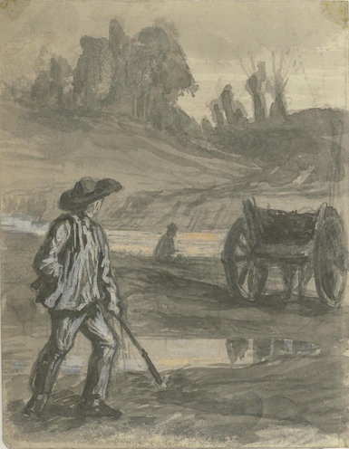 Il lui sembla voir une forme vague (titre factice), Maurice Sand, Vers 1853