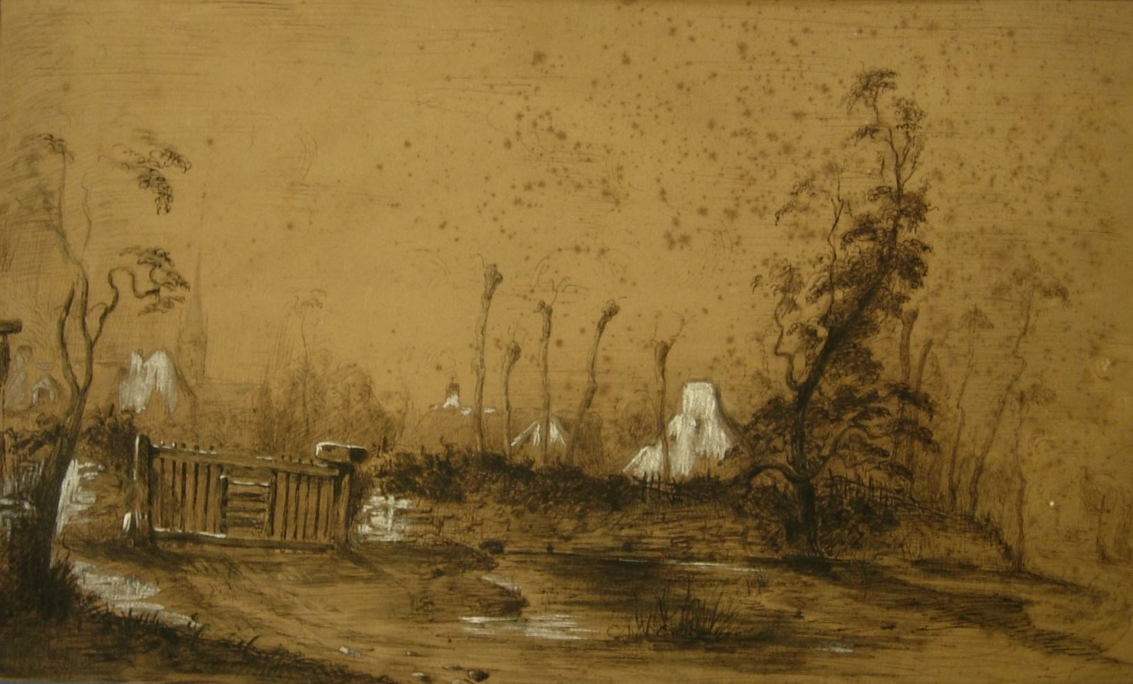 La barrière à Nohant (titre factice), Maurice Sand, Avant 1889