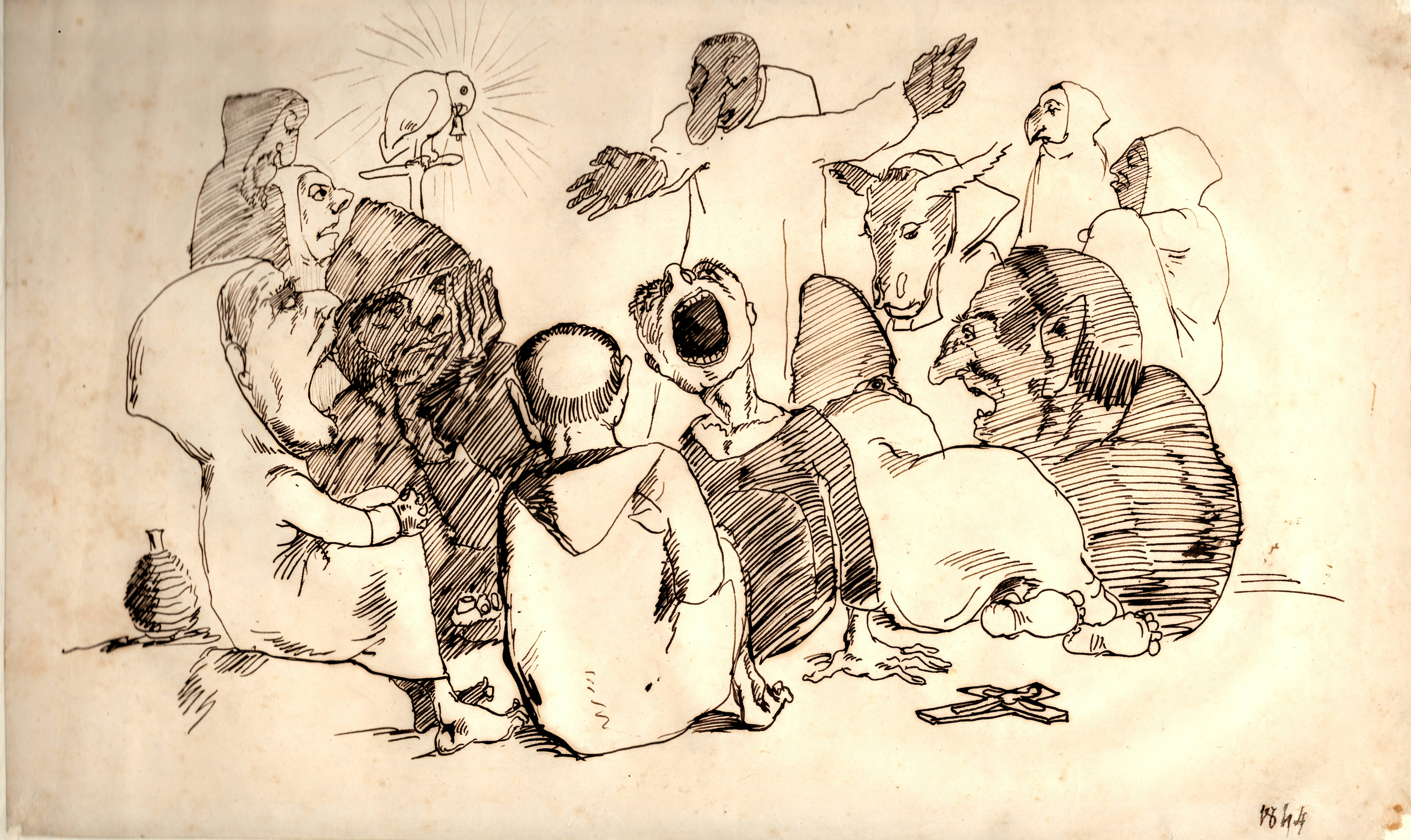 Harangue (titre factice), Maurice Sand, 1844