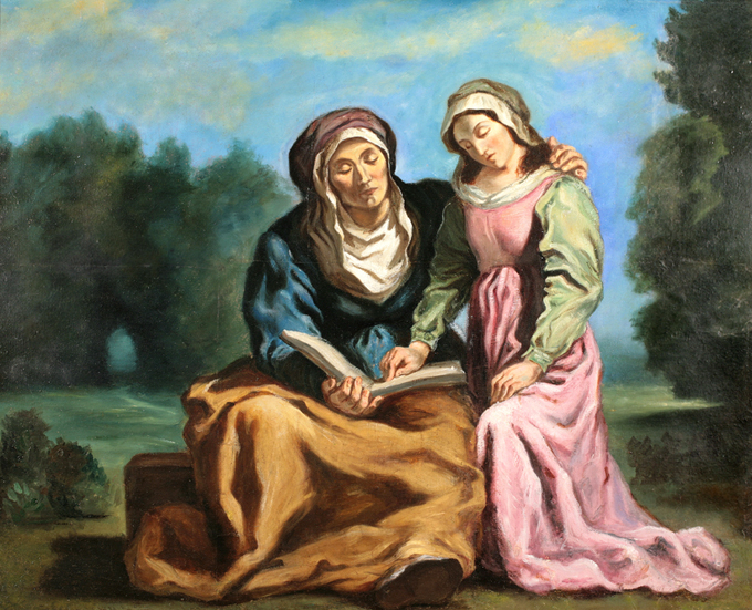 L'Éducation de la Vierge (titre factice), Maurice Sand, 1842