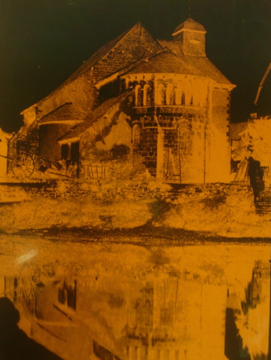 Négatif de la photographie : Ardentes, l'Eglise Saint Martin XIe siècle (titre factice), Séraphin-Médéric Mieusement
