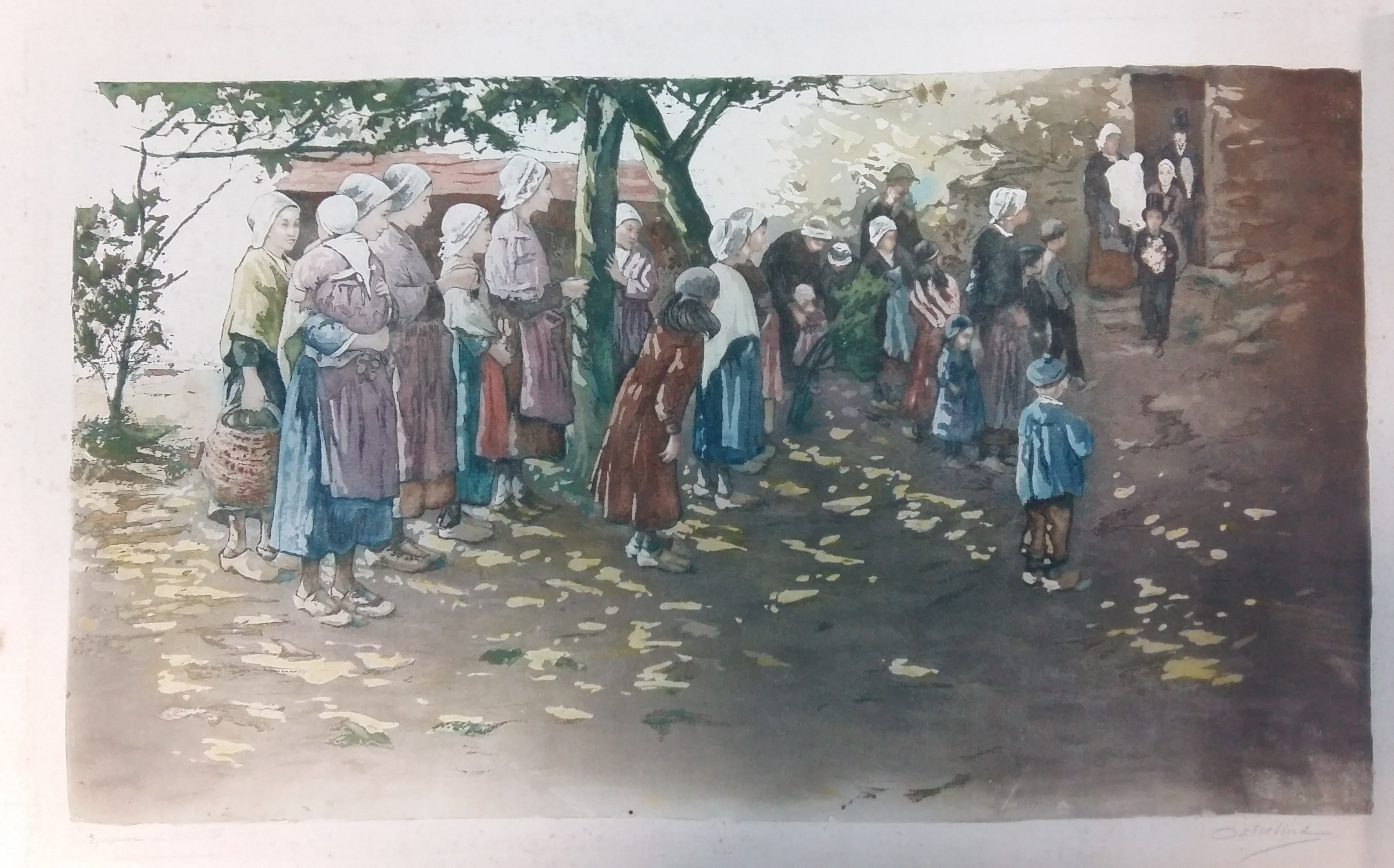Le Baptême, Allan Österlind, Vers 1908