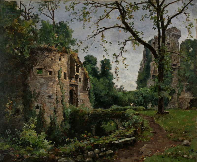 Le Bastion des Ormes, intérieur du Château de Clisson._0