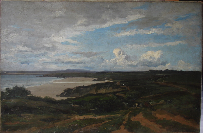 Douarnenez, seconde plage temps gris, vol d’oiseau._0