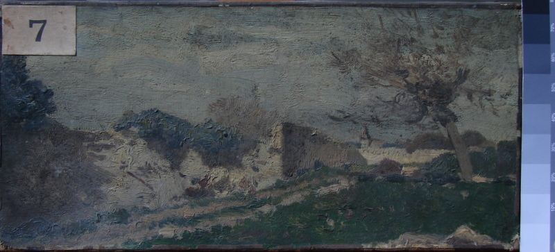 Chemin de Clamart., Emmanuel Lansyer, 1863