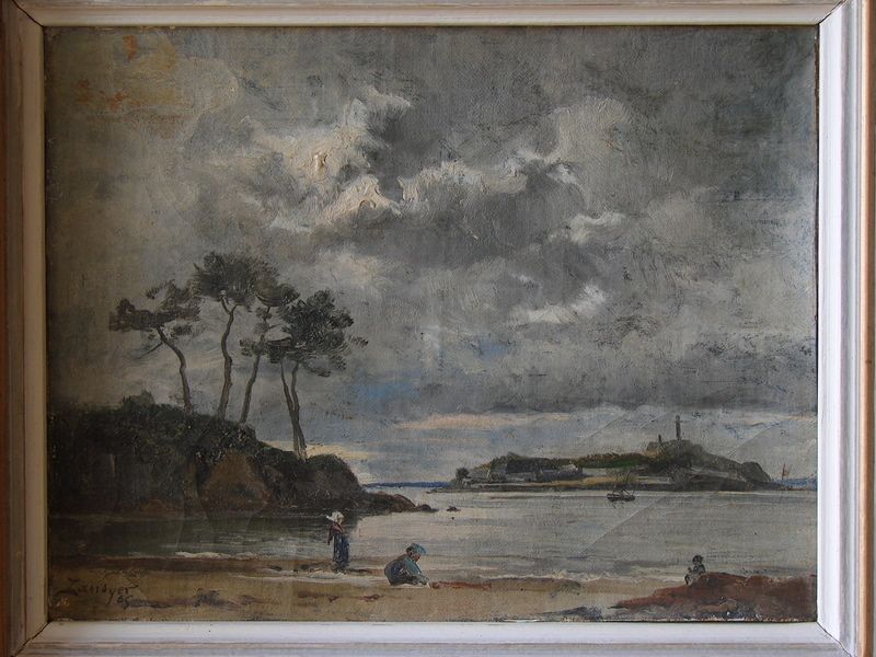 L’Ile de Tristan Douarnenez., Emmanuel Lansyer, 1855