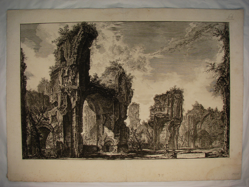 Rovine del Sisto, o sia della gran sala delle terme Antoninian. (titre inscrit)_0
