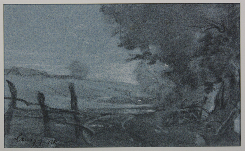 A Mondon (Haute-Vienne). (Titre inscrit), Emmanuel Lansyer, 1861