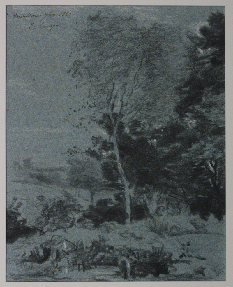 A Mondon (Haute-Vienne). (Titre inscrit), Emmanuel Lansyer, 1861