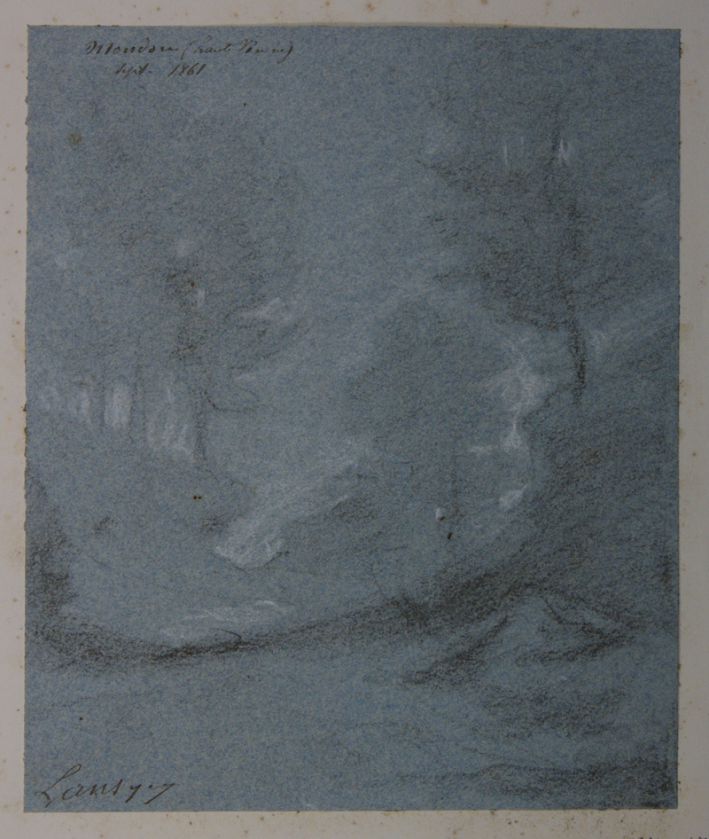 A Mondon (Haute-Vienne). (Titre inscrit), Emmanuel Lansyer, 1861
