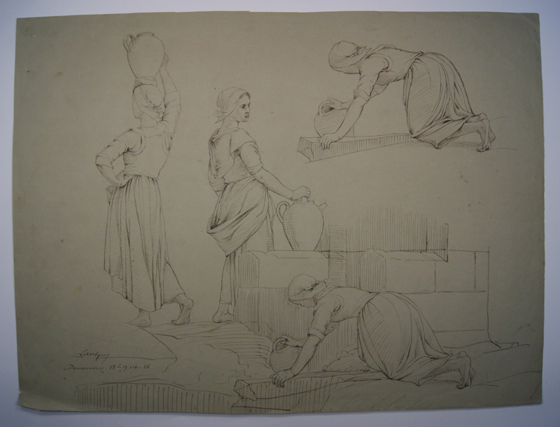 Douarnenez. (Titre inscrit), Emmanuel Lansyer, 1866