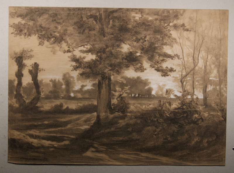 A Mondon (Haute-Vienne). (Titre inscrit), Emmanuel Lansyer, 1861