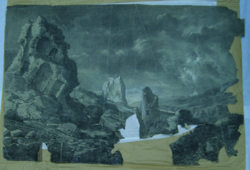 Paysage. (Titre factice), Emmanuel Lansyer, 19e siècle