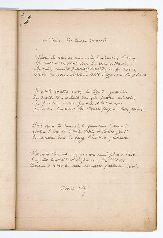 Paysages et souvenirs. Sonnets (titre inscrit)_11