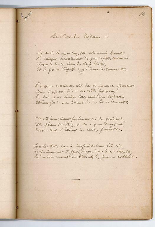 Paysages et souvenirs. Sonnets (titre inscrit)_14