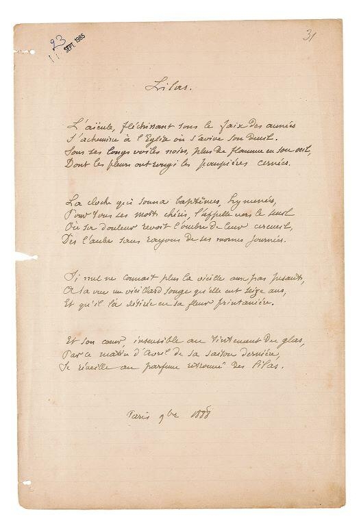 Paysages et souvenirs. Sonnets (titre inscrit)_29