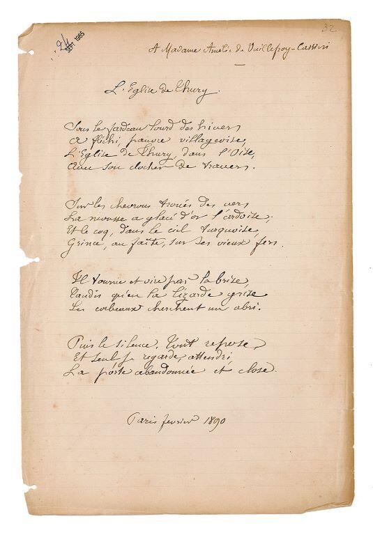 Paysages et souvenirs. Sonnets (titre inscrit)_30