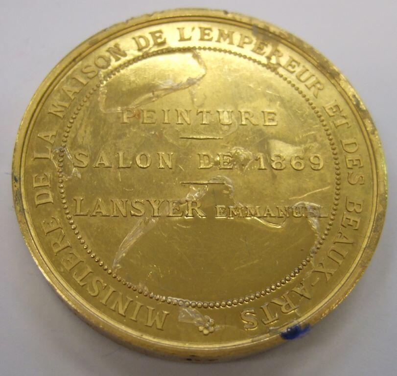 Médaille Salon officiel, 1869 (titre factice)_1