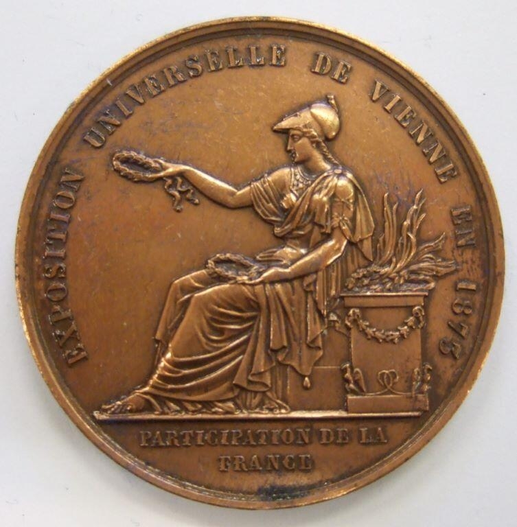 Médaille exposition universelle de Vienne, 1873 (titre factice)_0