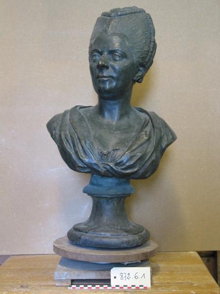 Claire Hippolyte Josèphe Leyris de Latude, dite Mademoiselle Clairon (1723-1802) (buste présumé), Pierre Merard, 1772