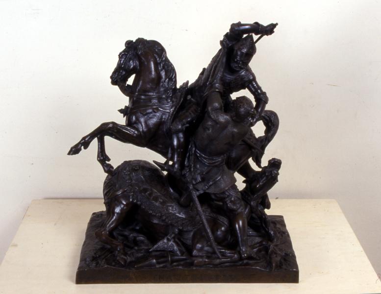Combat de Charles Martel et d'Abdérane, roi des Sarrasins_0