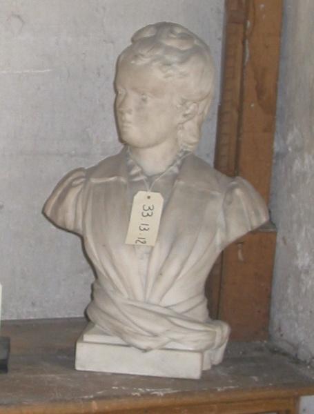 Buste de Melle Laleu, Henri Varenne, 4e quart 19e siècle, 1ère moitié 20e siècle