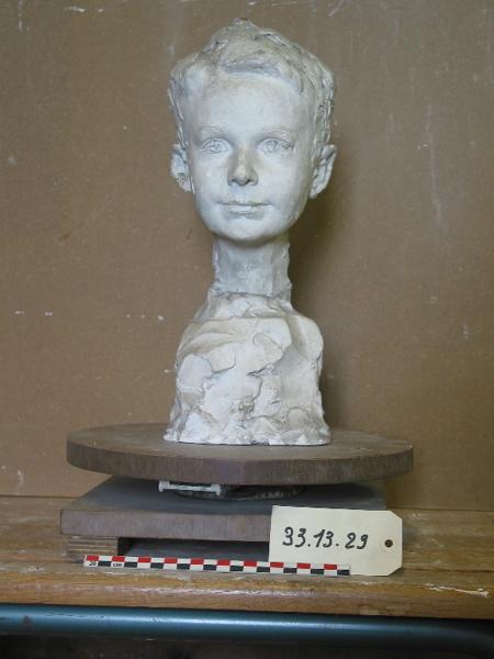 Buste de jeune garçon, Henri Varenne, 4e quart 19e siècle, 1ère moitié 20e siècle