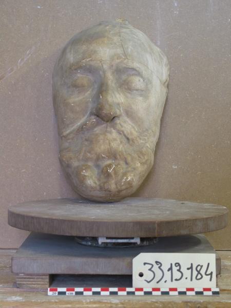 Masque funéraire de M. Nobel, Henri Varenne, 4e quart 19e siècle, 1ère moitié 20e siècle