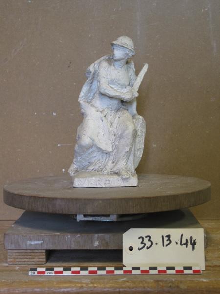 Etude pour le statue VERDUN de la gare de l'Est, Henri Varenne, 4e quart 19e siècle, 1ère moitié 20e siècle