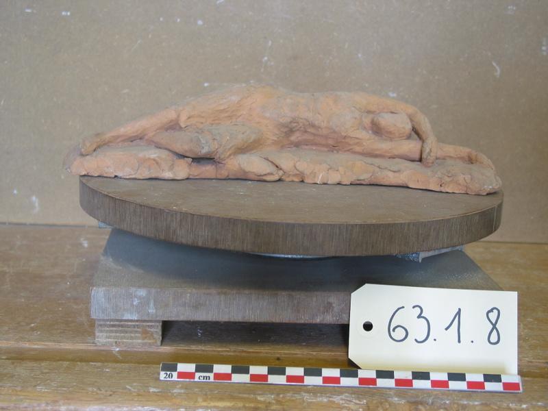 Femme couchée sur le côté, Alfred Jean Halou, 1ère moitié 20e siècle