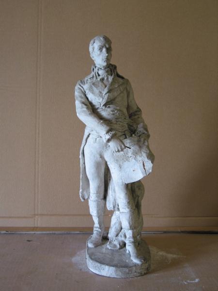 Portrait d'homme en pied - M. de Corbigny, Jean Baptiste Daniel Dupuis, 4e quart 19e siècle