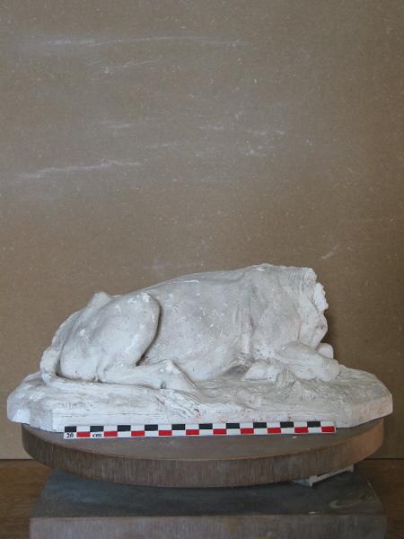 Vache couchée, Achille Jacquet