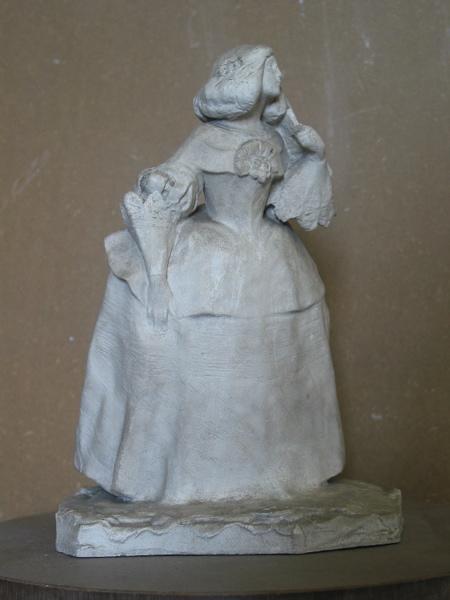 Etude de costume : 'Ménines', Henri Varenne, 4e quart 19e siècle, 1ère moitié 20e siècle