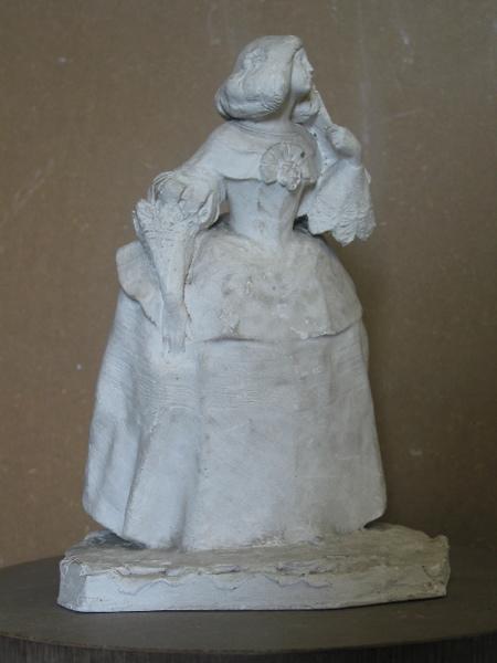 Etude de costume : 'Ménines', Henri Varenne, 4e quart 19e siècle, 1ère moitié 20e siècle