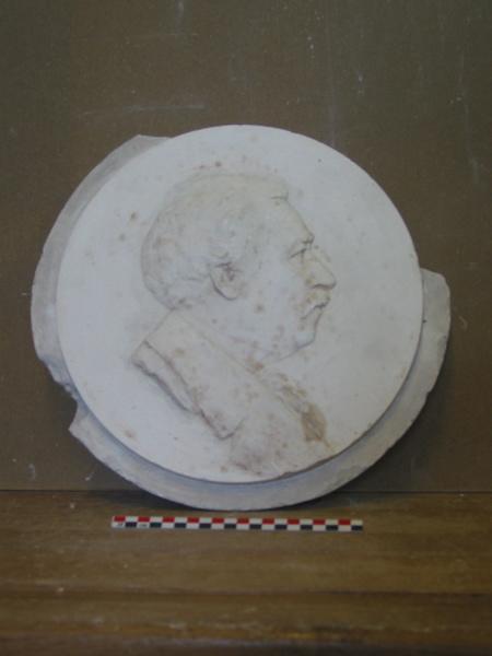 Profil d'homme barbu et moustachu, Henri Varenne, 4e quart 19e siècle, 1ère moitié 20e siècle