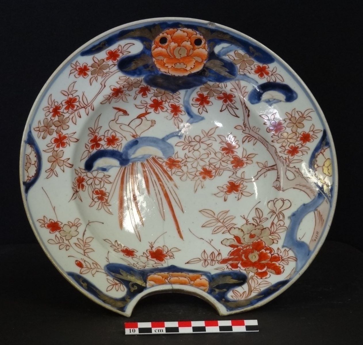 Plat à barbe Imari_0