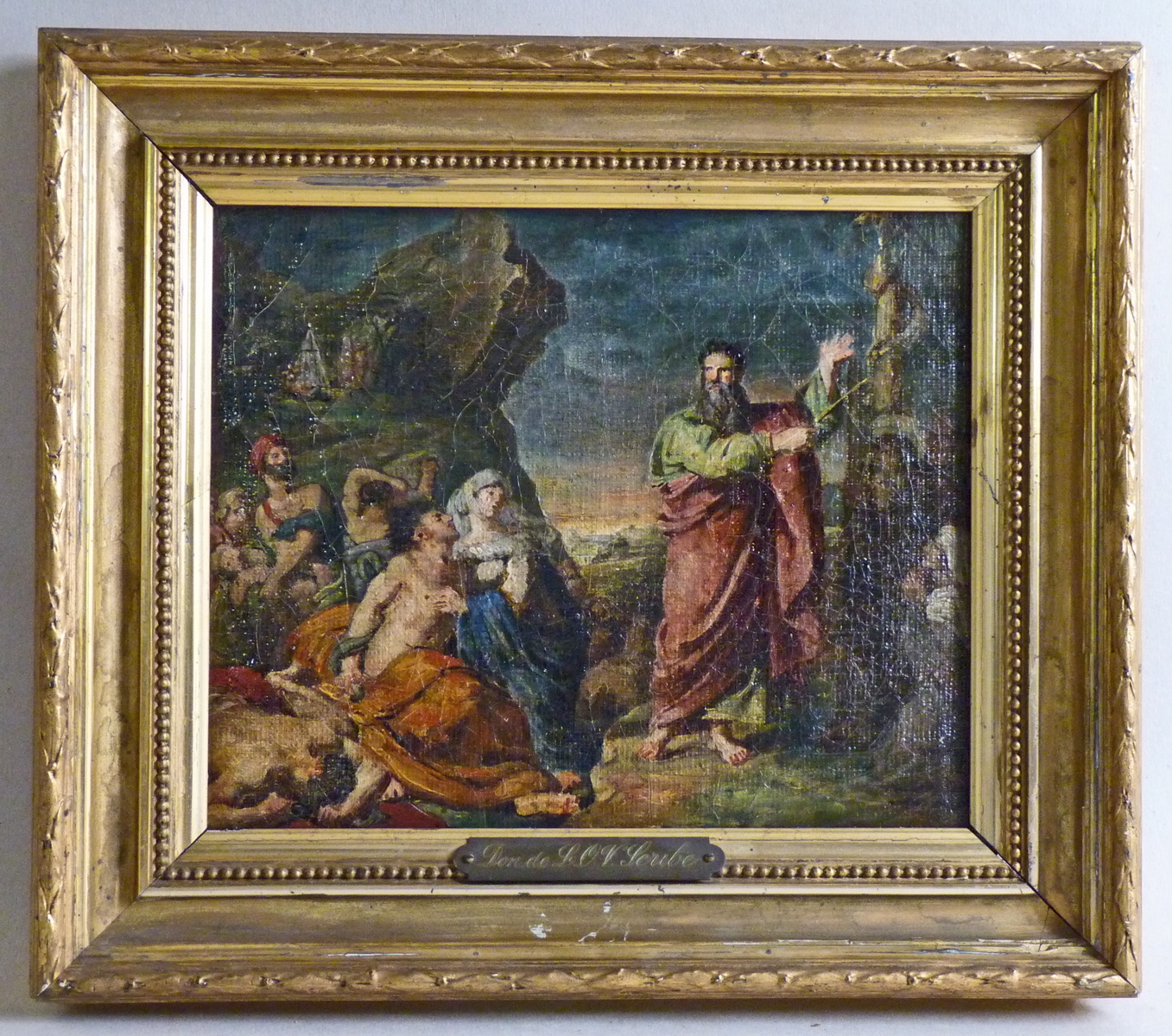 Moïse et le serpent d'airain, Constant-Louis-Félix Smith, 1833
